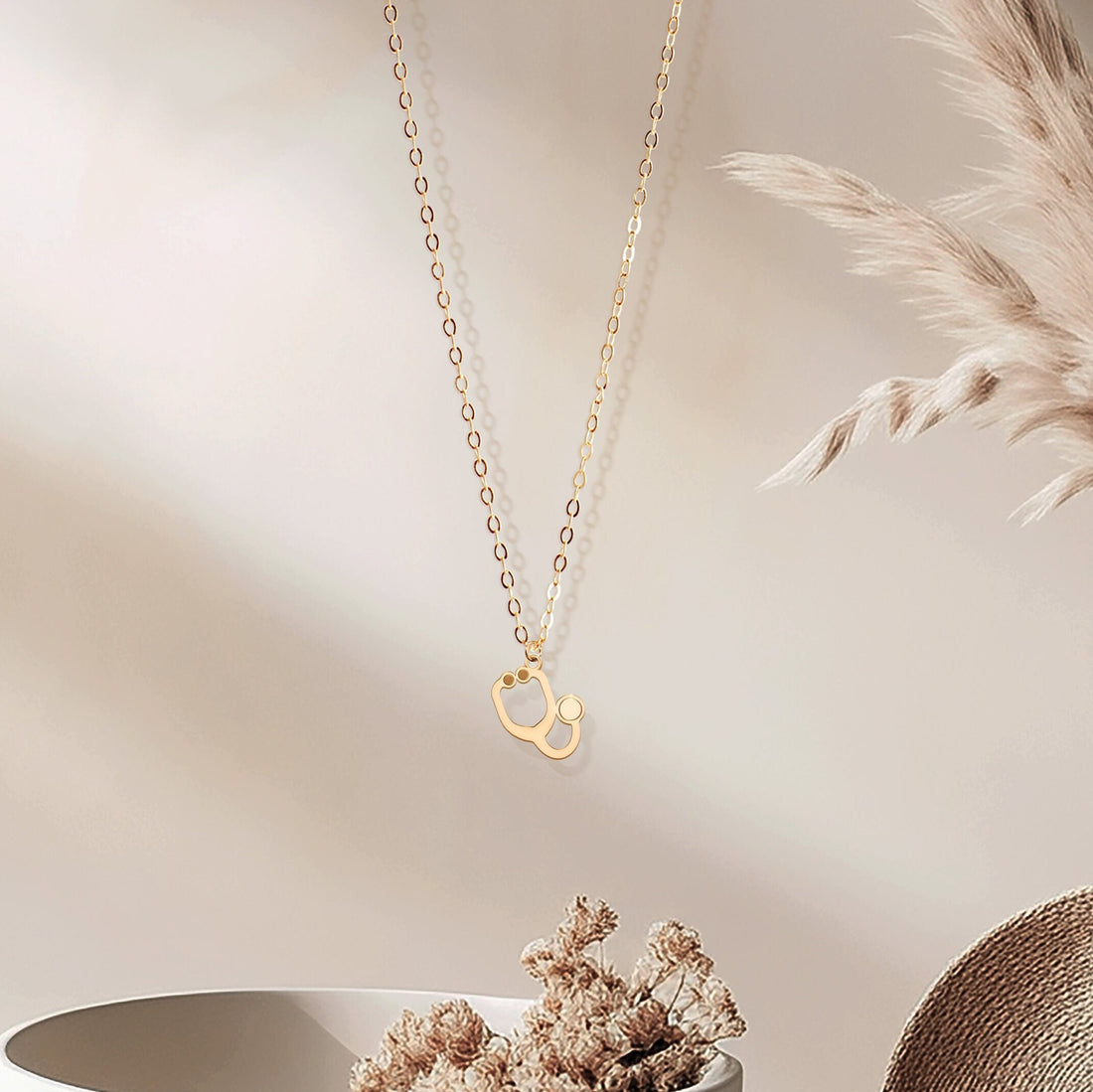 Stethoscope Pendant Necklace