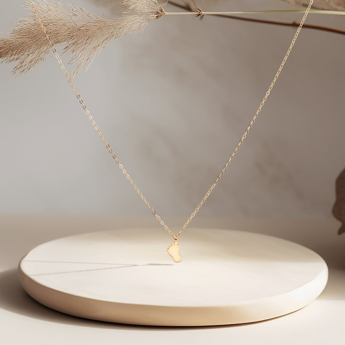 Baby Foot Pendant Necklace