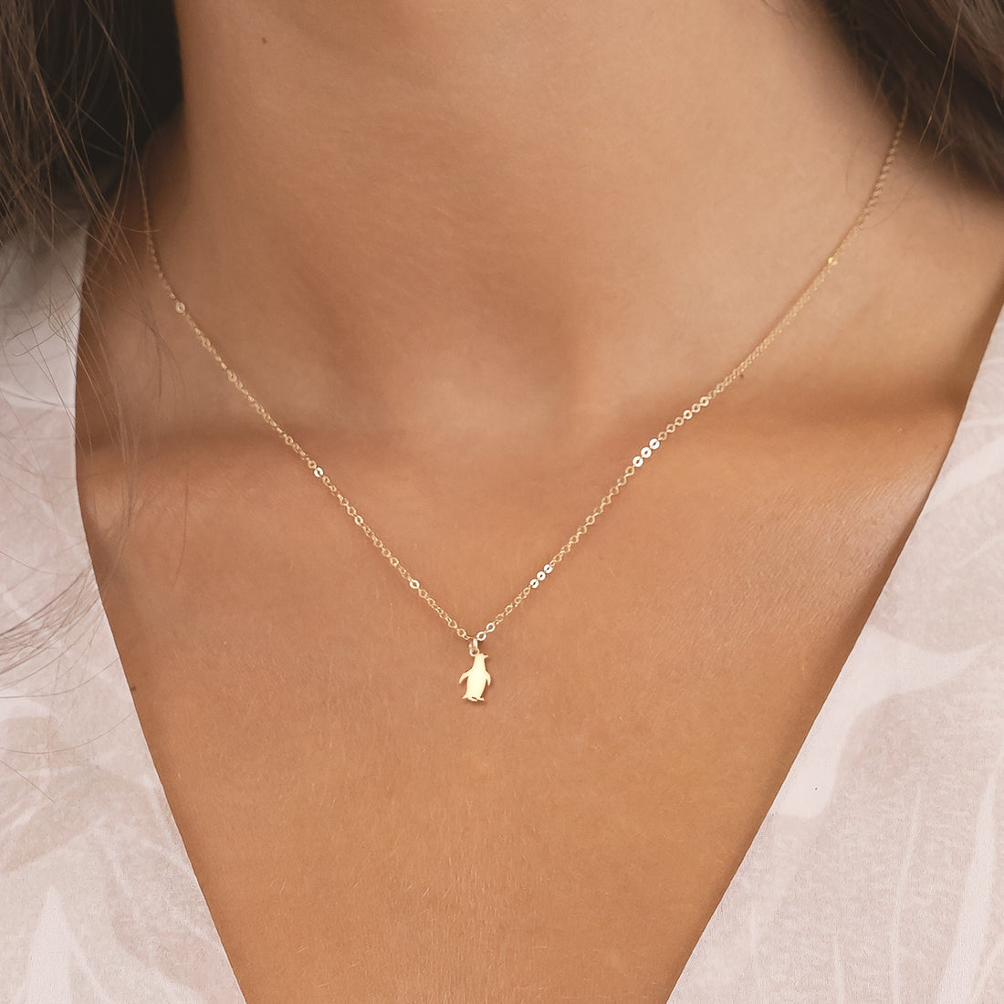 Penguin Charm Necklace