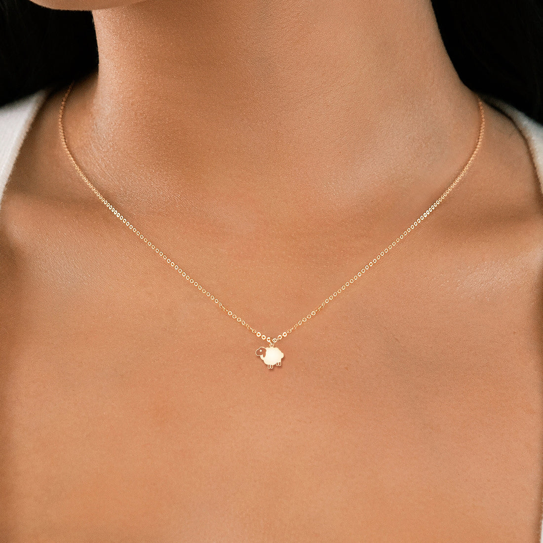 Lamb Pendant Necklace