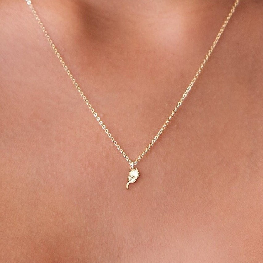 Orchid Flower Necklace