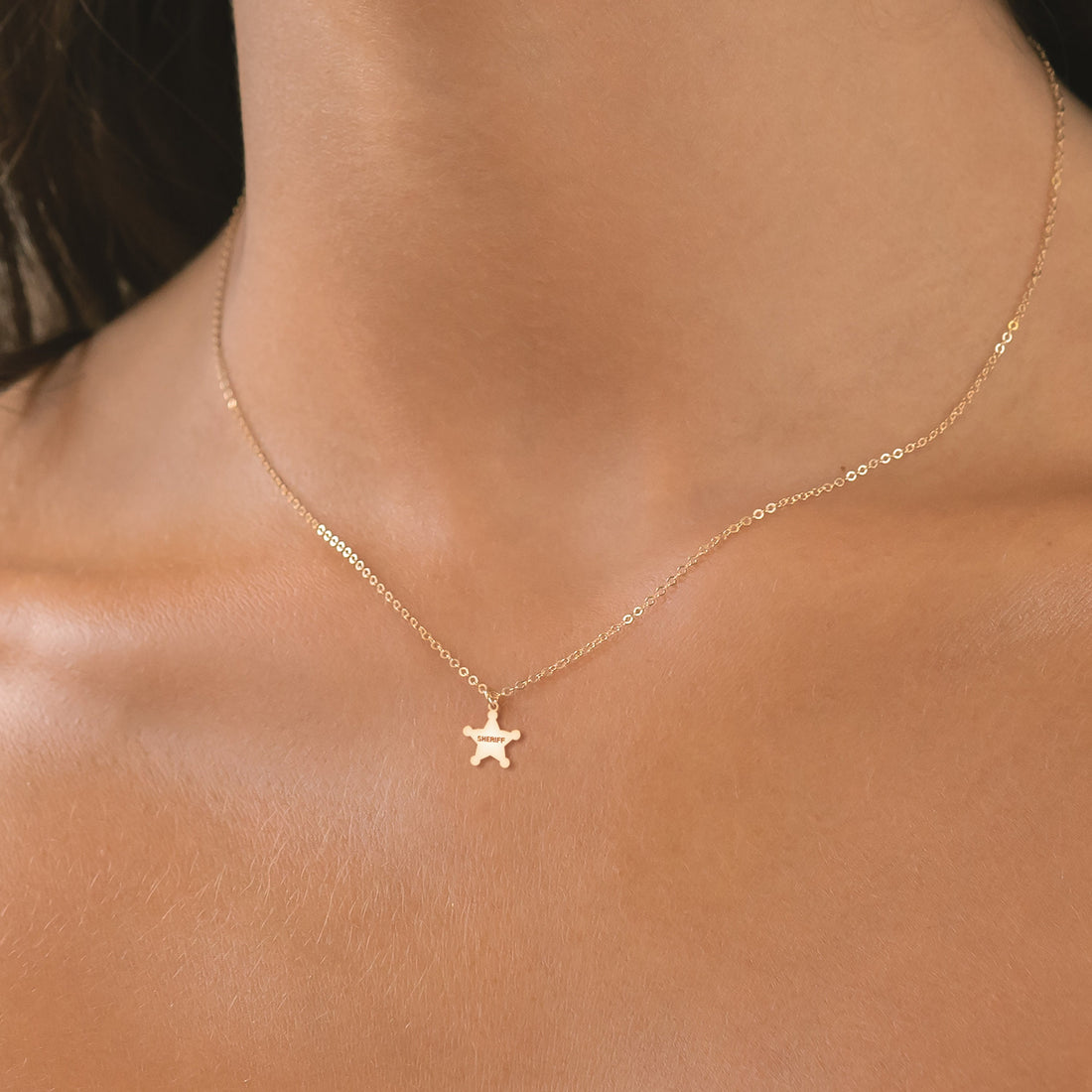 Sheriff Star Necklace