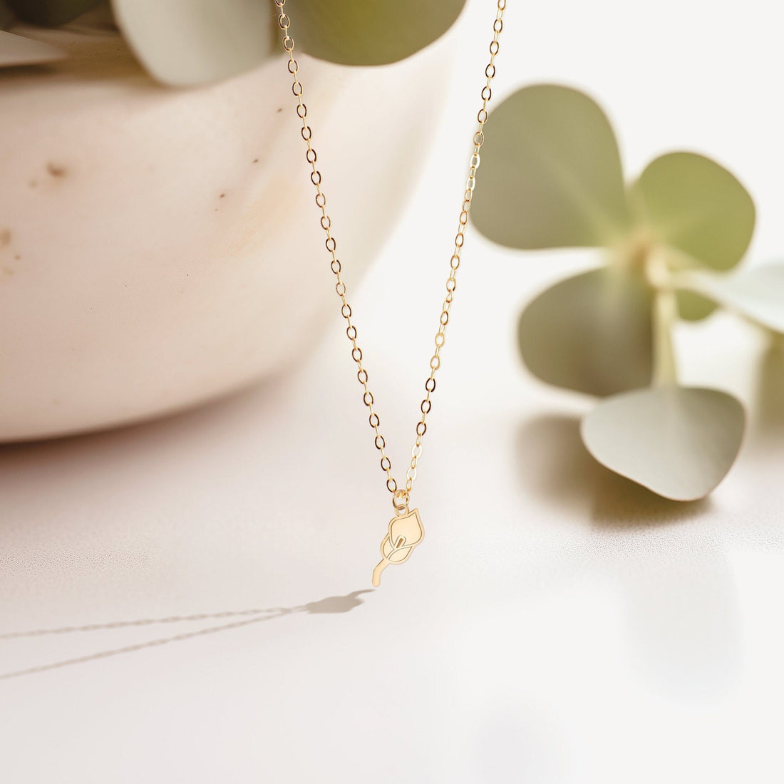 Orchid Flower Necklace