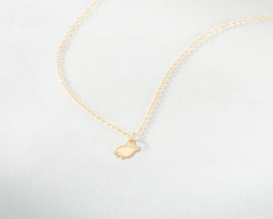 Rose Flower Pendant Necklace