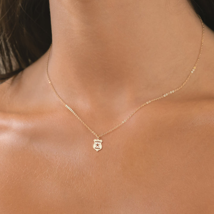 Police Badge Necklace