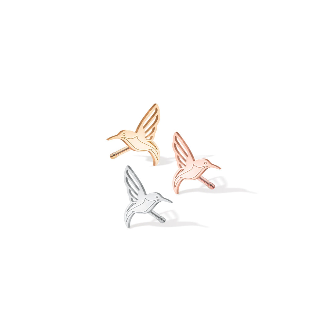 Hummingbird Elegant Stud Earrings