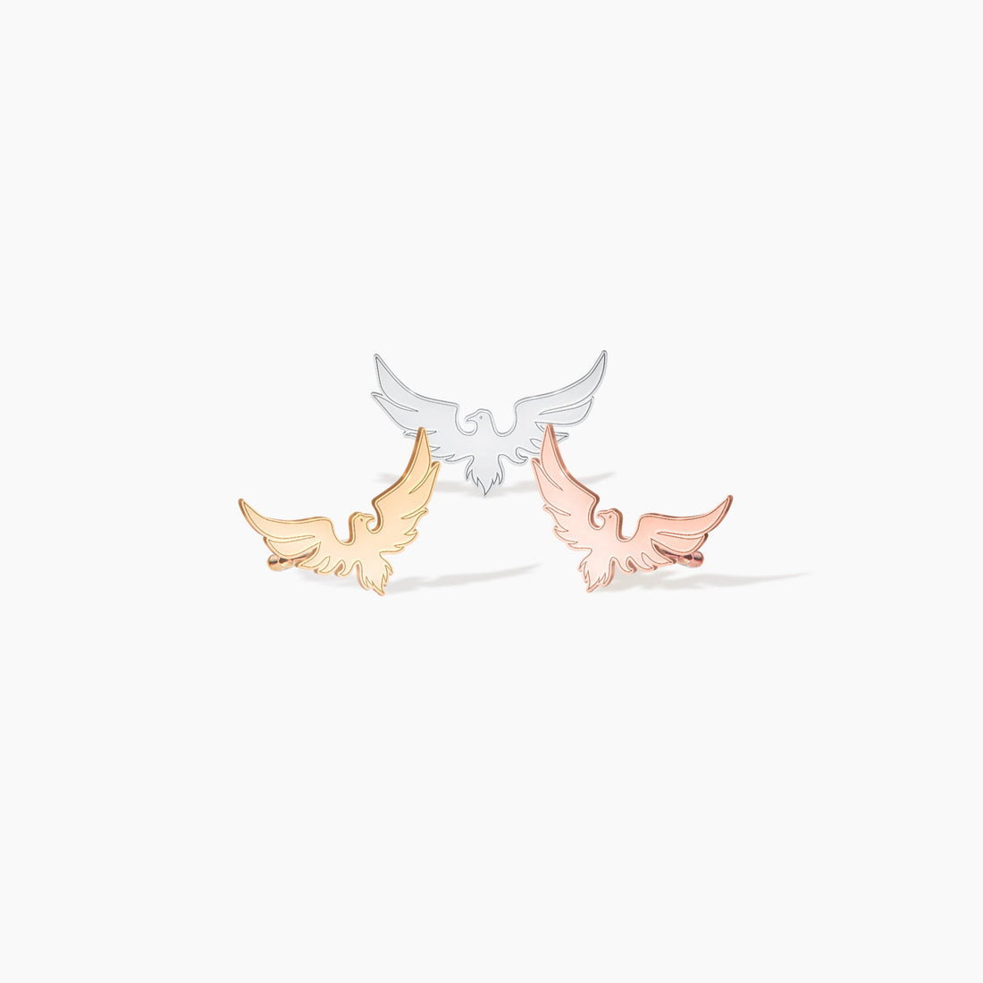 Phoenix Charm Stud Earrings