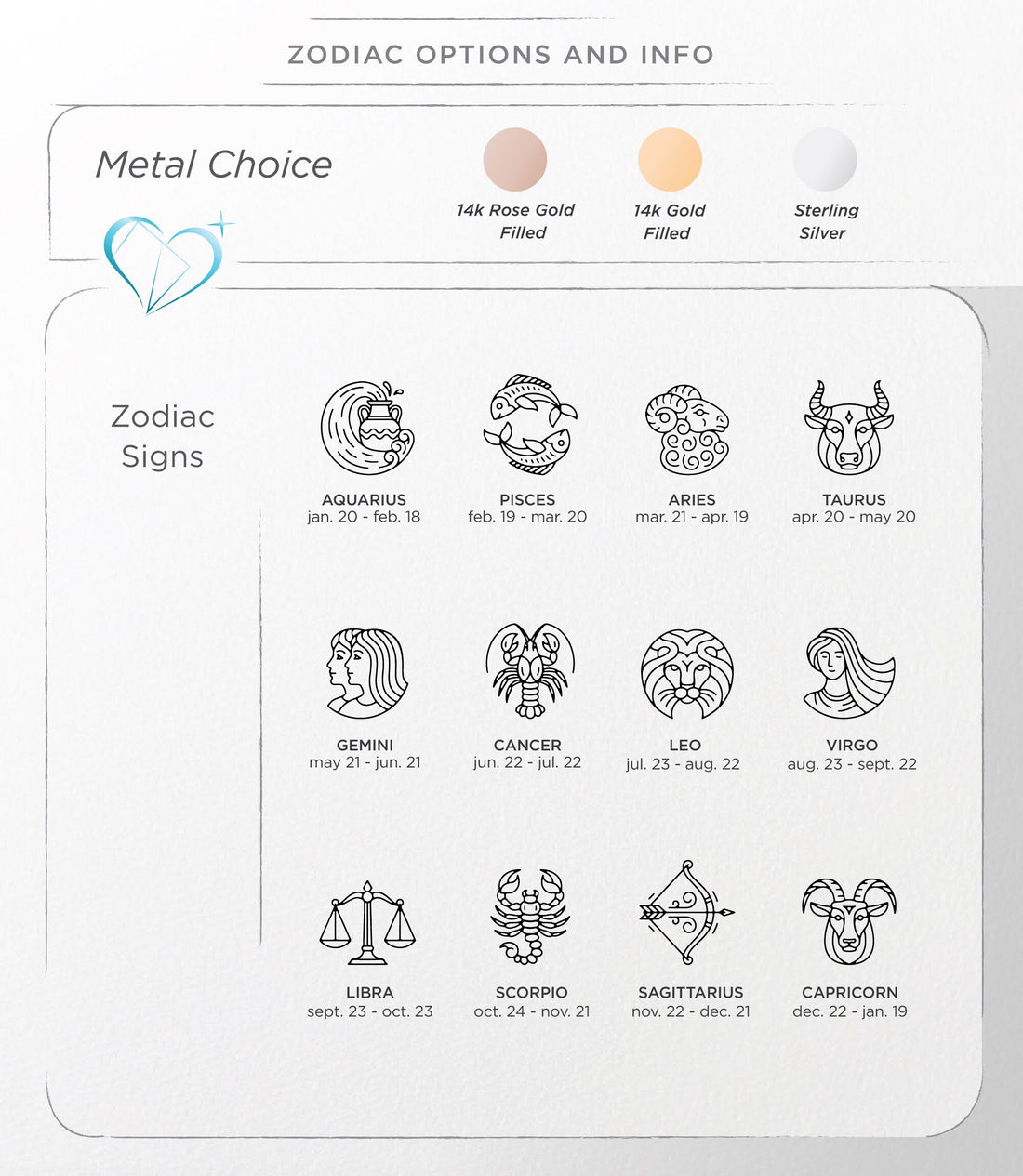 Leo Zodiac Stud Earrings