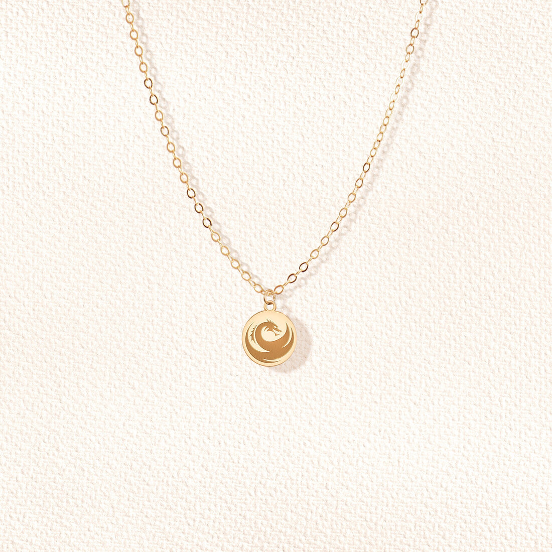 Dragon Disc Necklace