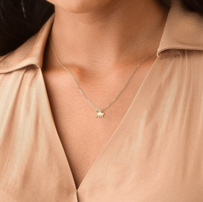 Monkey Charm Pendant Necklace