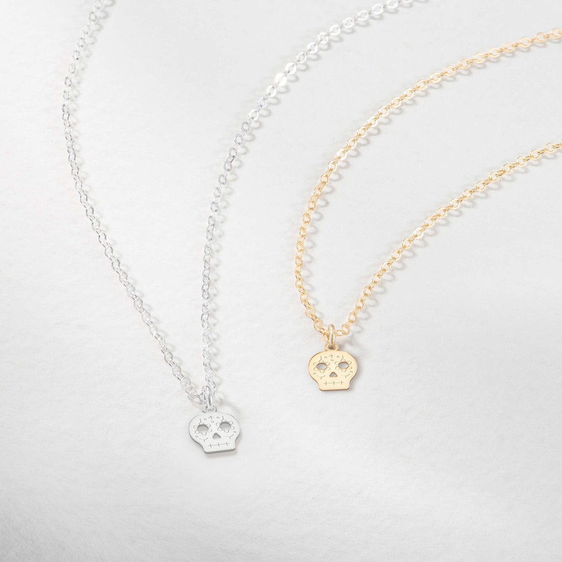 Sugar Skull Pendant Necklace