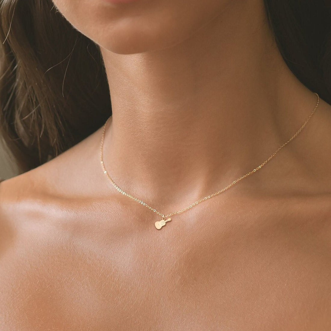 Acoustic Guitar Necklace