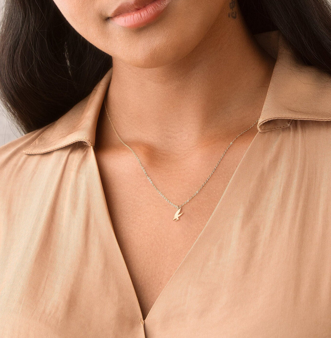 Eagle Streaking Necklace