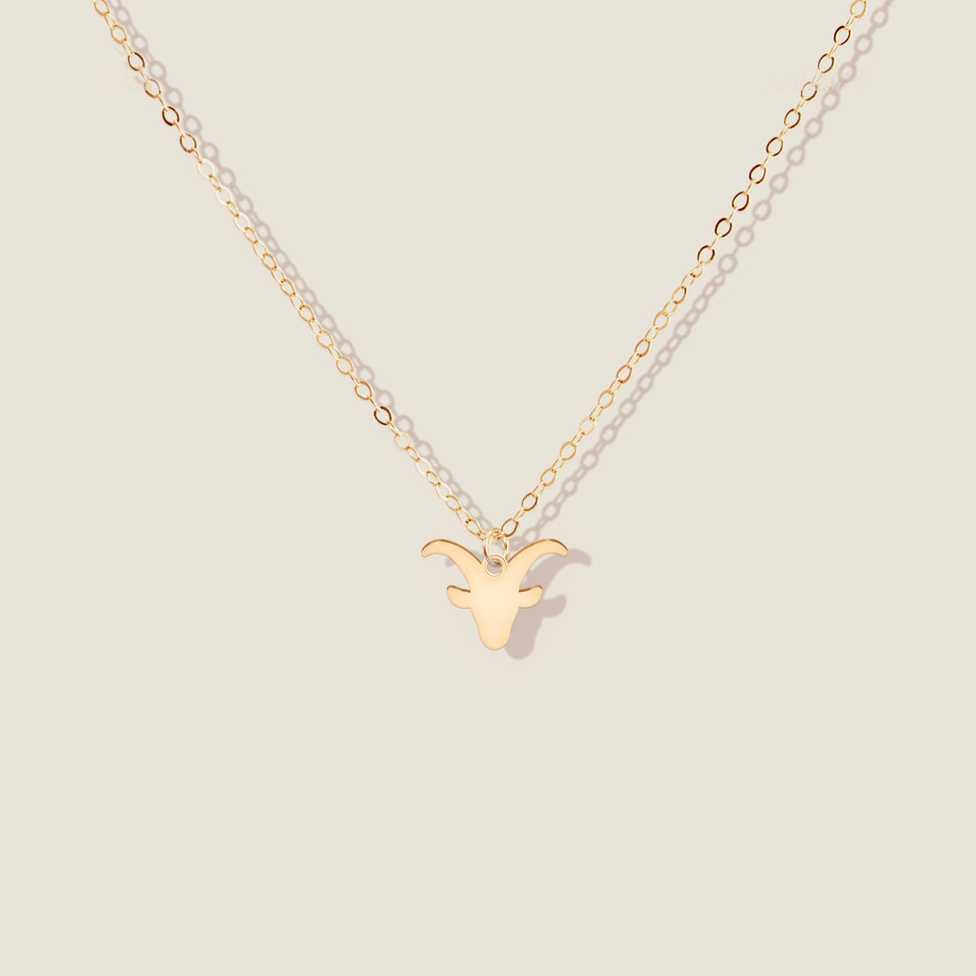 Aries Zodiac Pendant Necklace