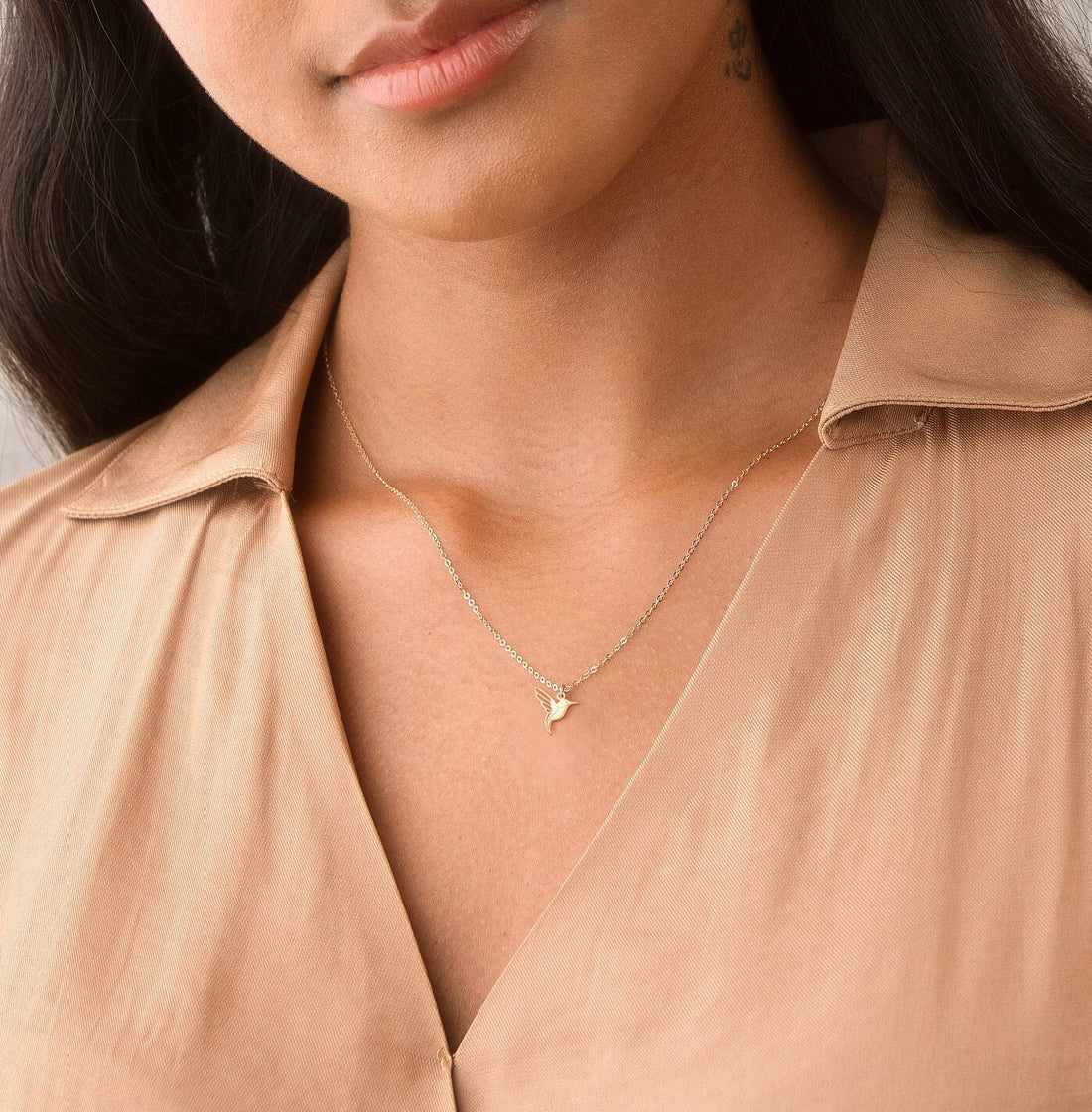Hummingbird Elegant Pendant Necklace