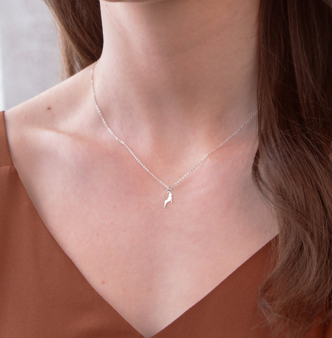 Aries Ram Charm Necklace