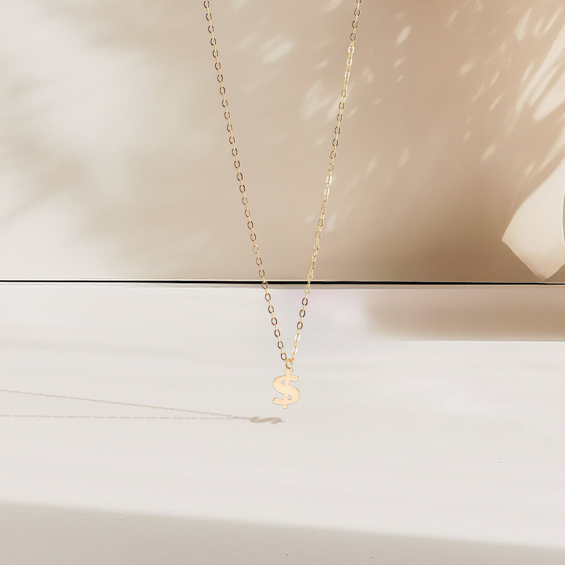 Dollar Sign Charm Necklace