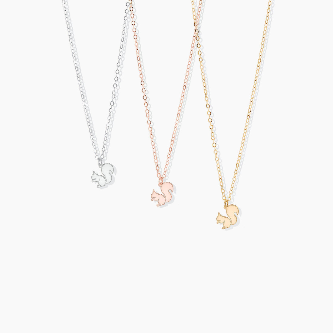 Squirrel Pendant Necklace