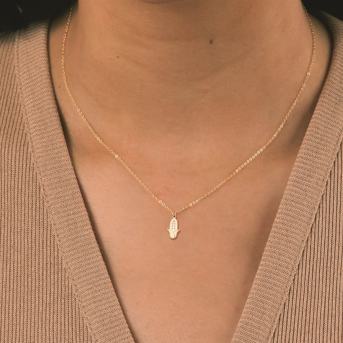 Corn Necklace Farmer