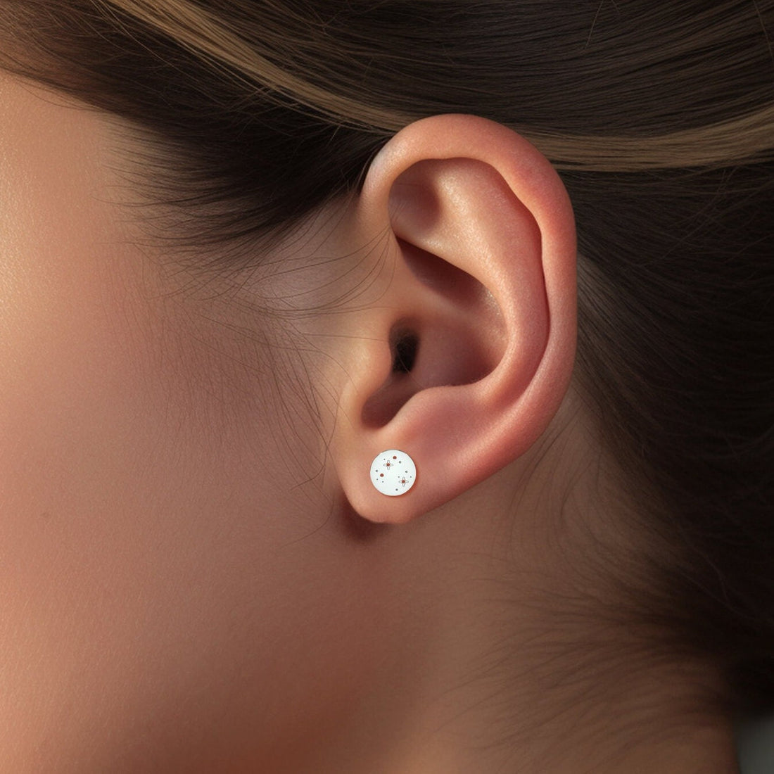 Mercury Celestial Stud Earrings