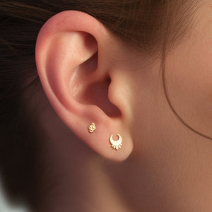 Moon Earrings Dainty