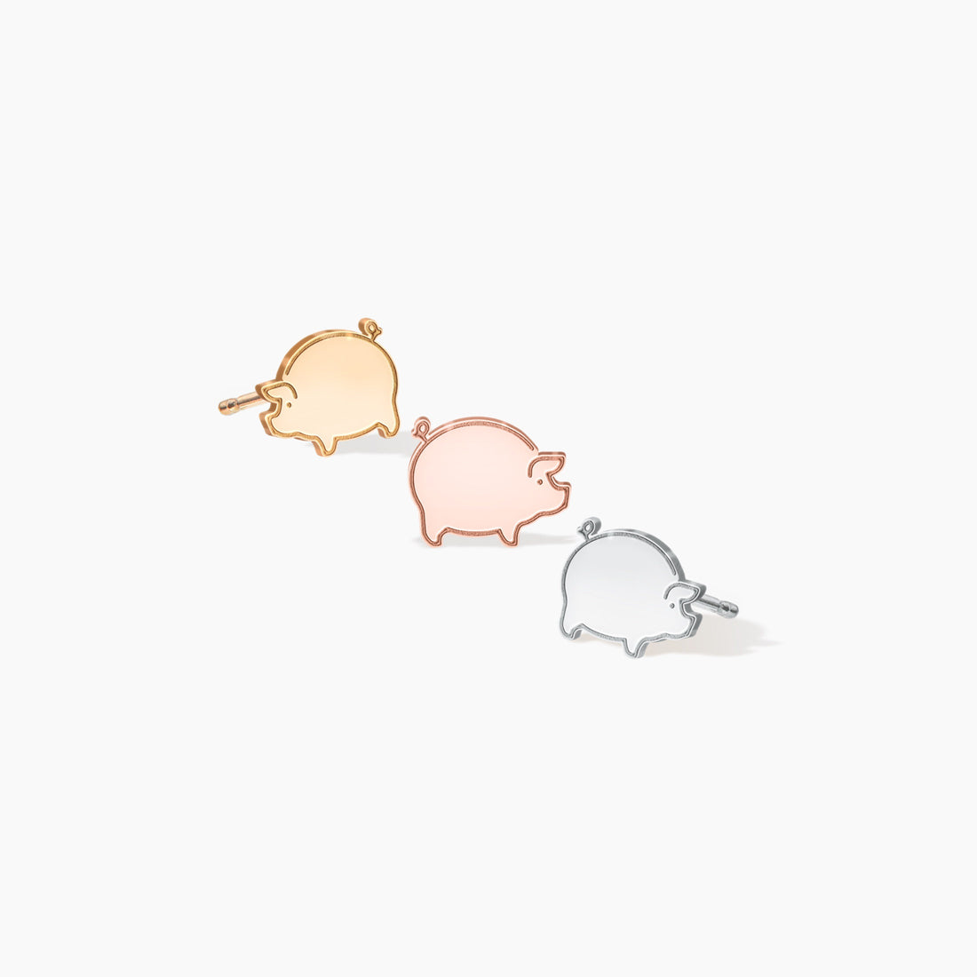 Pig Studs Cute