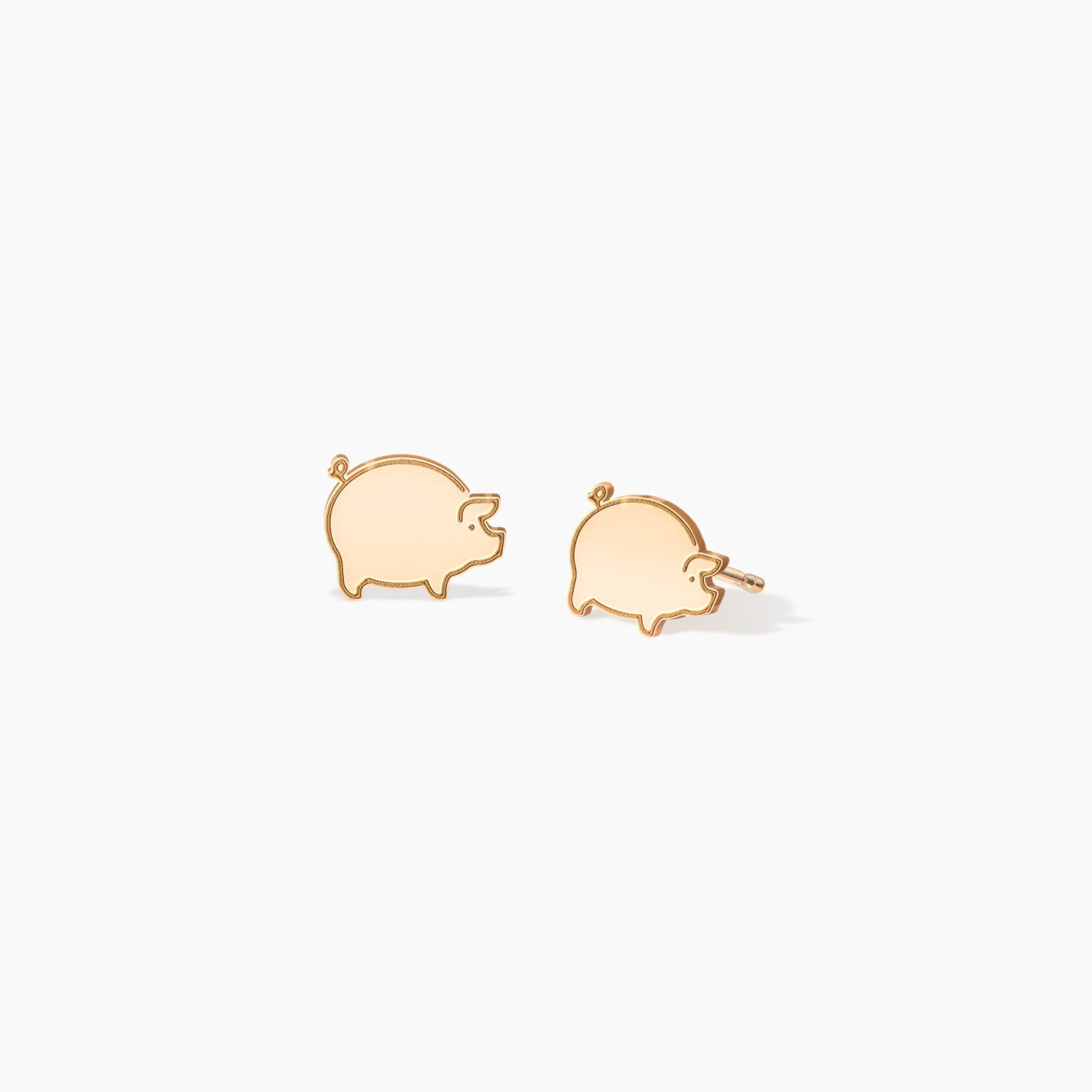 Pig Studs Cute