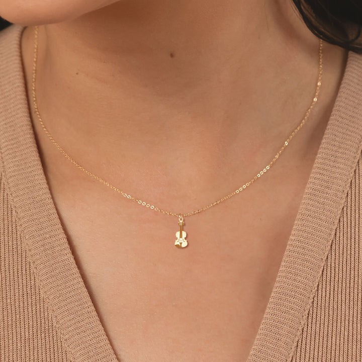 Violin Necklace, Music jewelry