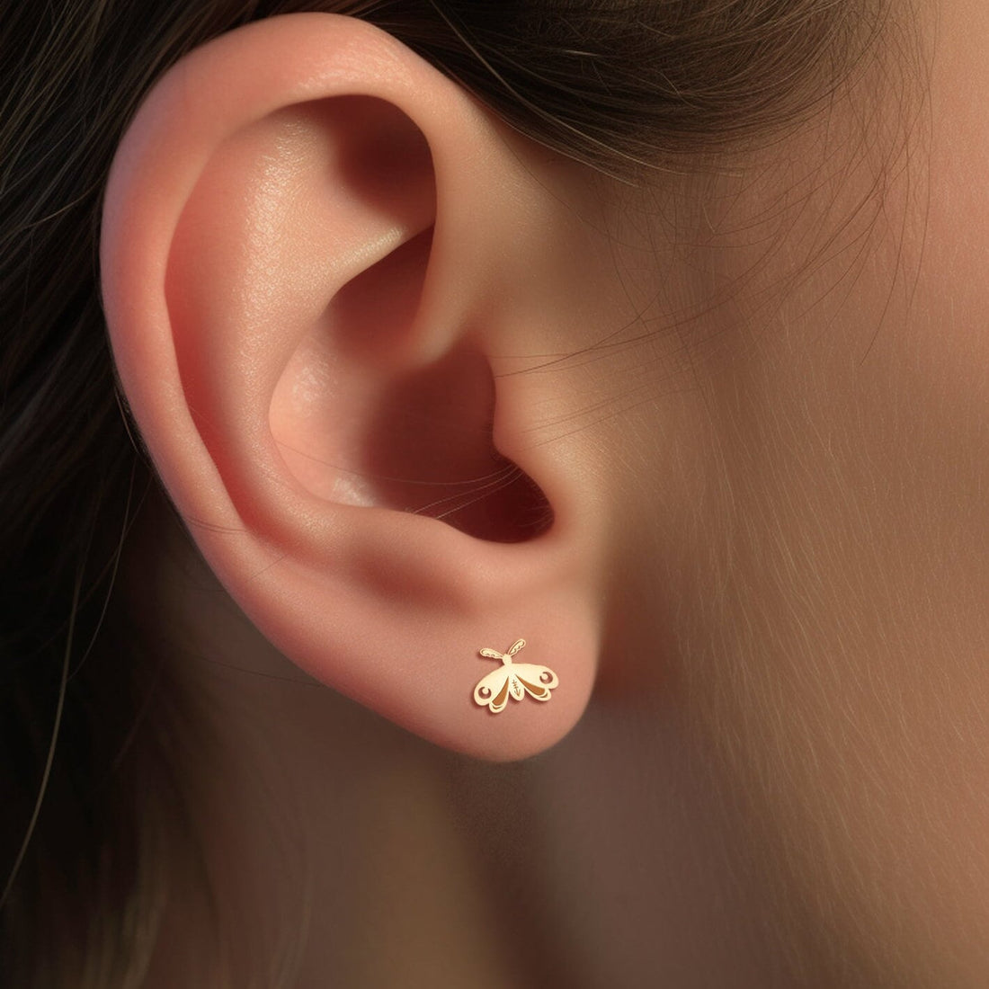 Tiny Butterfly Earrings