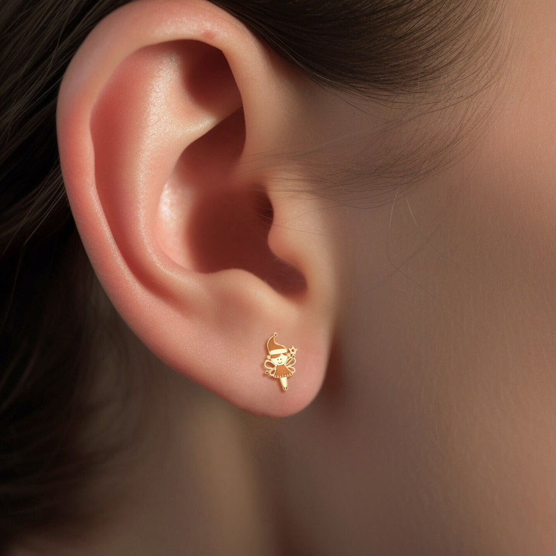 Fairy Charm Stud Earrings