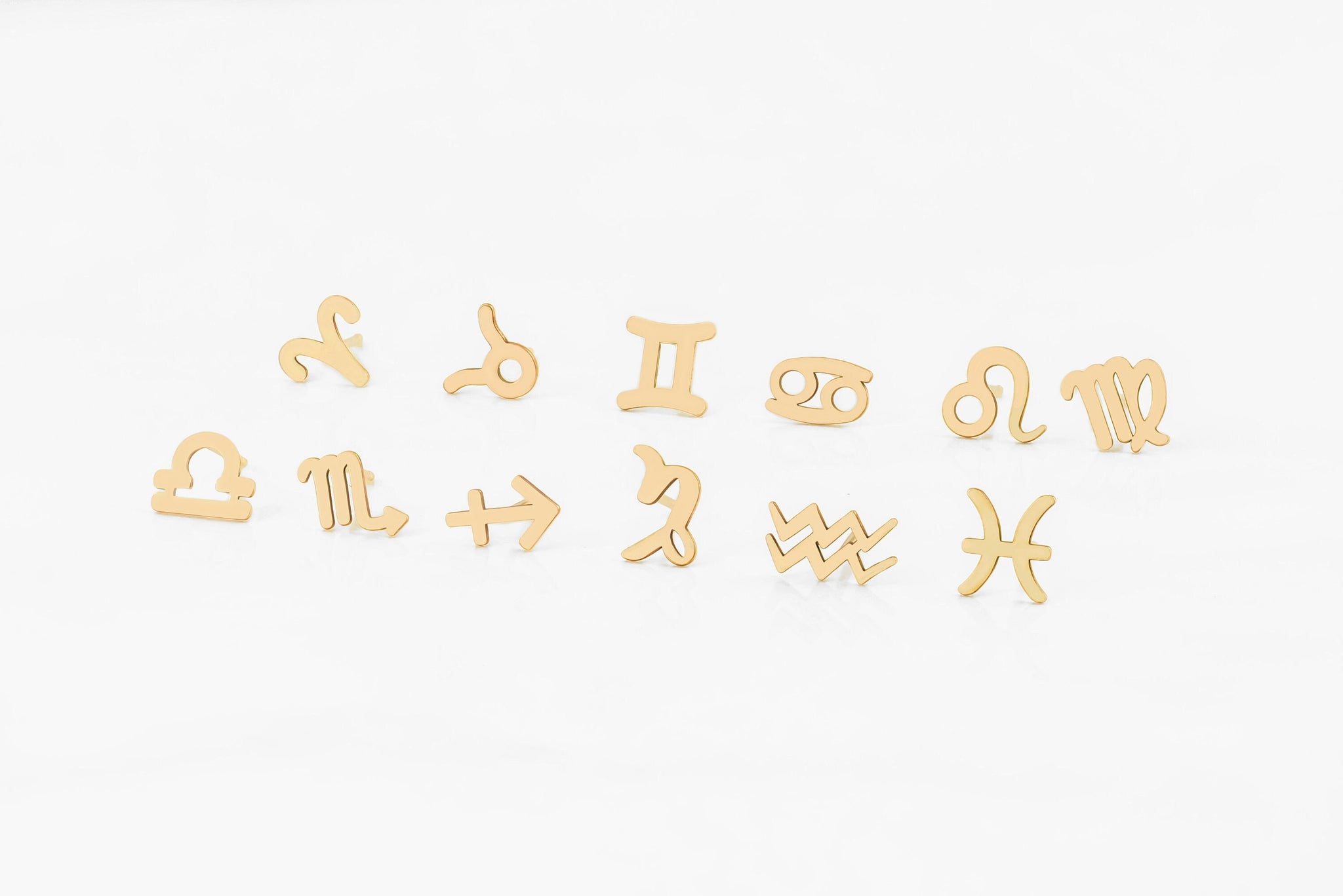 Zodiac Charm Stud