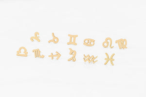 Zodiac Charm Stud