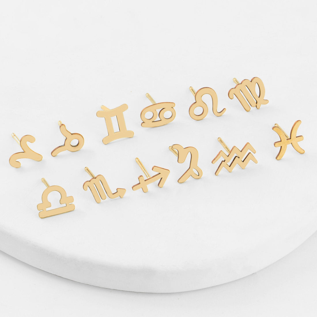 Zodiac Charm Stud