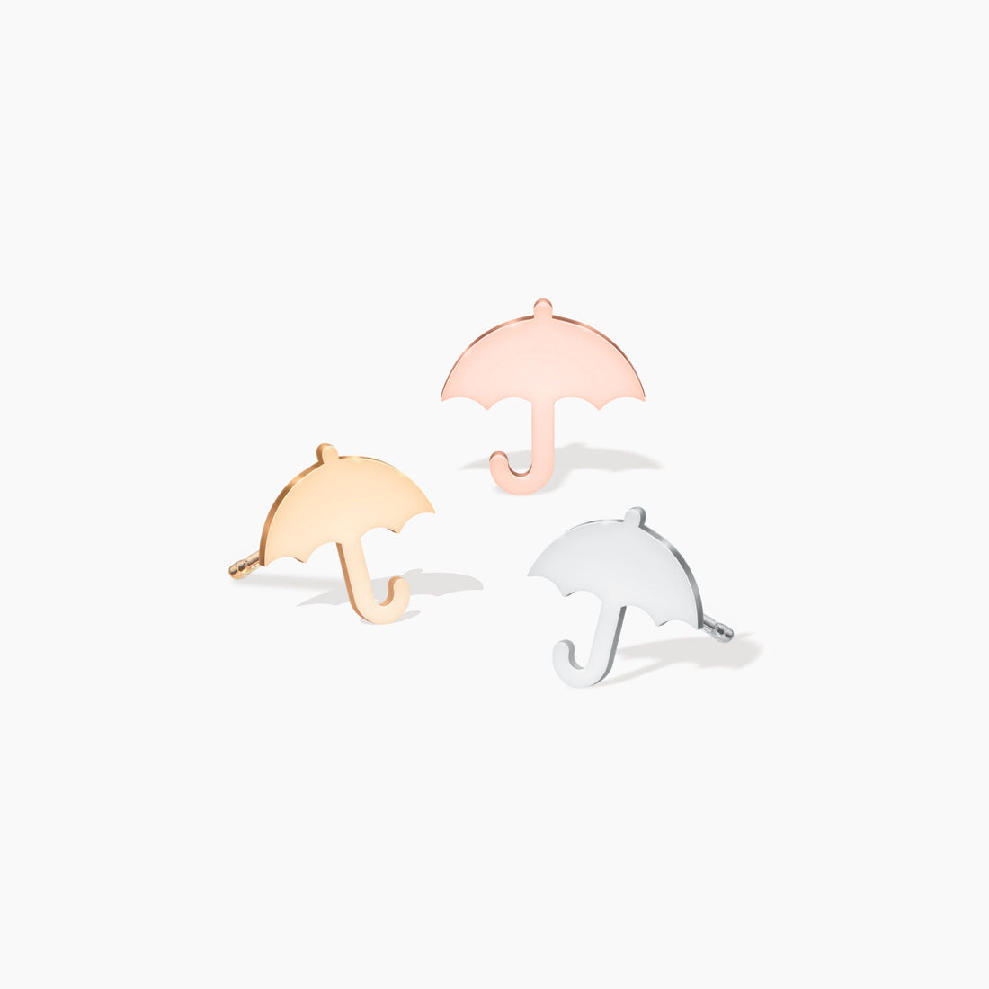 Umbrella Studs 14k