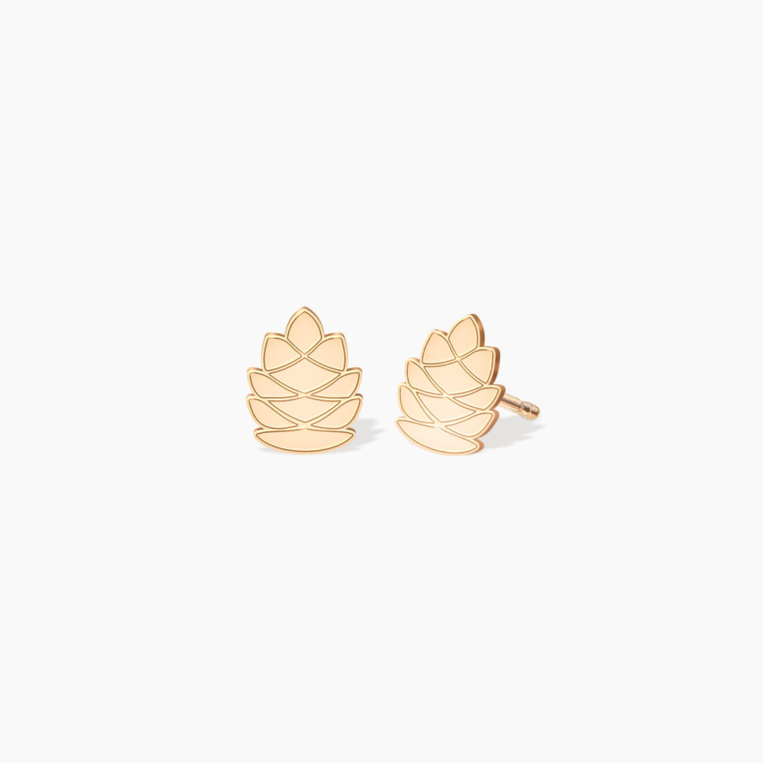 Pinecone Stud Earrings