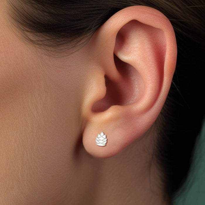 Pinecone Stud Earrings