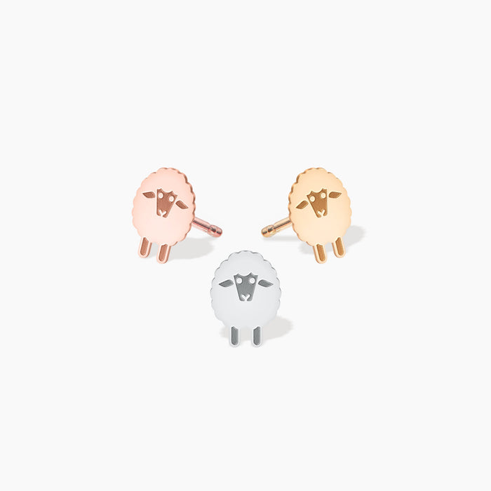 Small Sheep Earrings