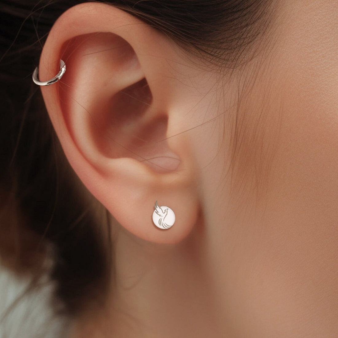 Firebird Earrings Dainty