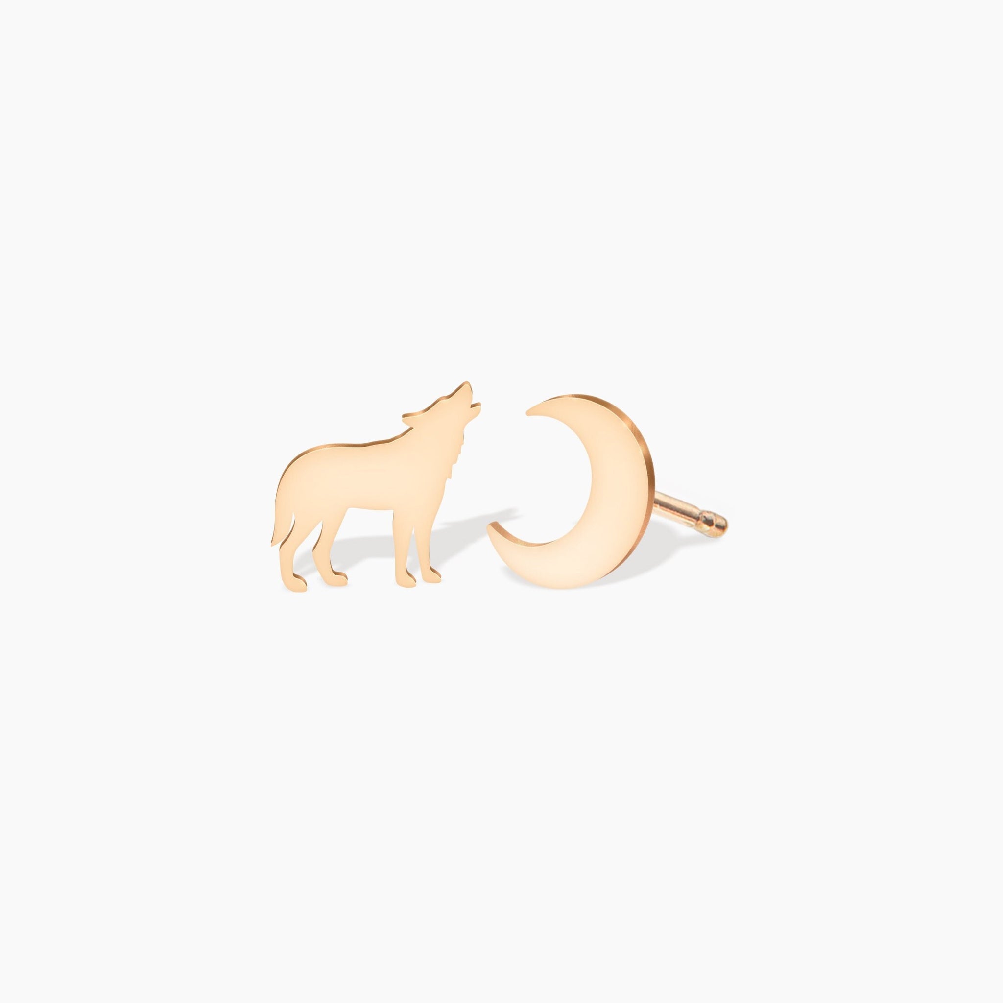Wolf and Moon