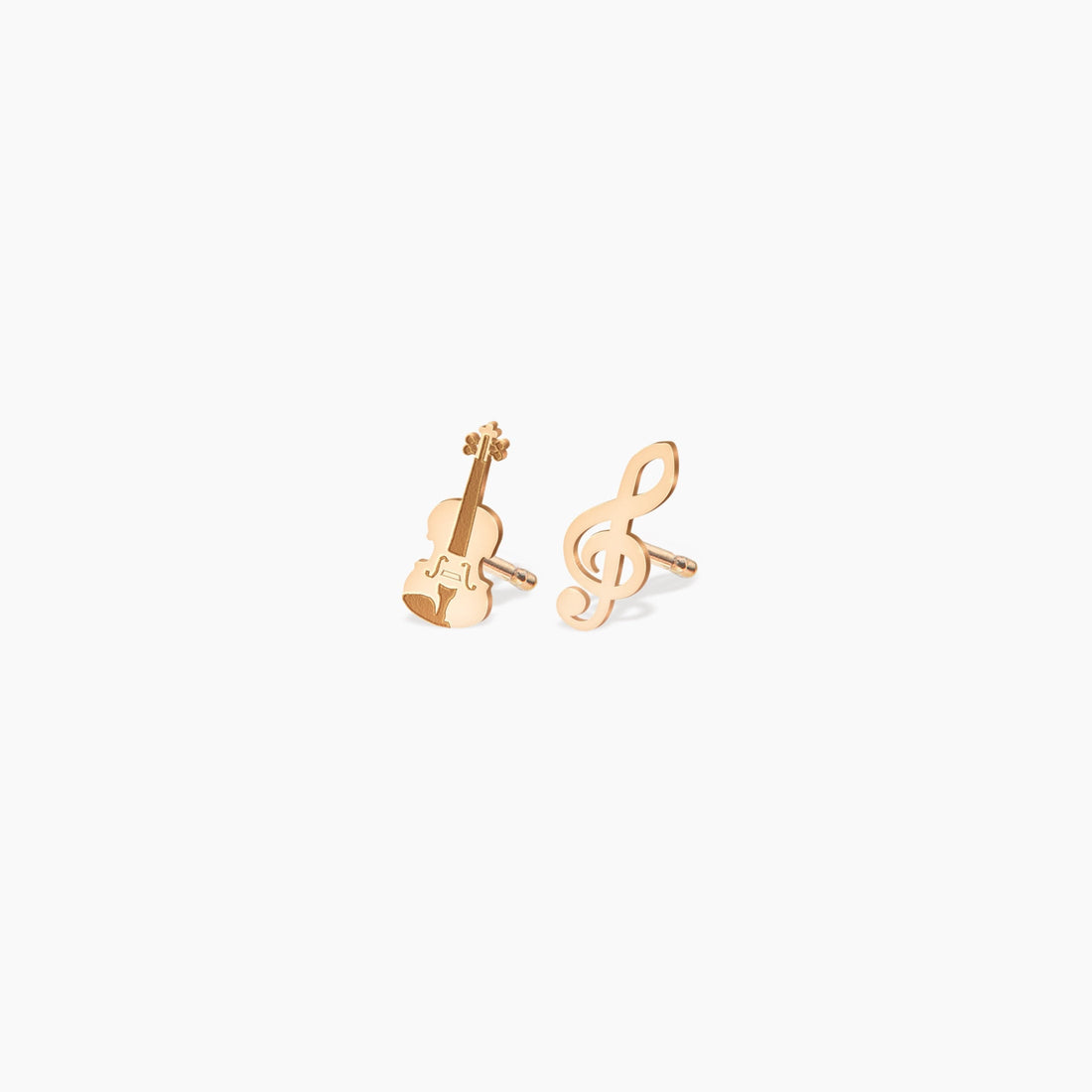 Violin Earrings Dainty