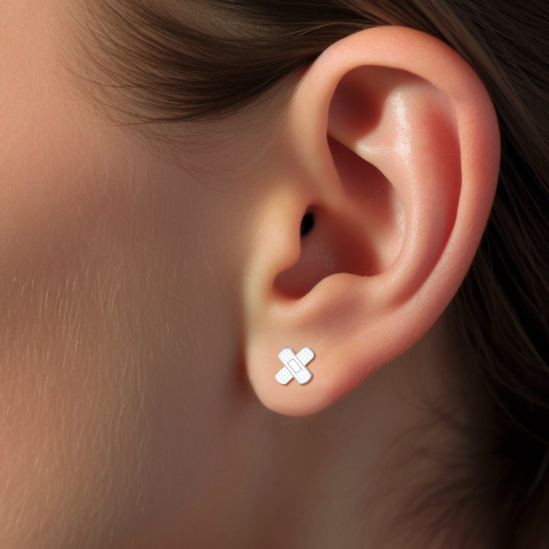 Band-Aid Stud Earrings