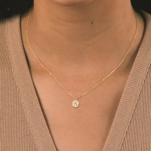 Initial Charm Necklace