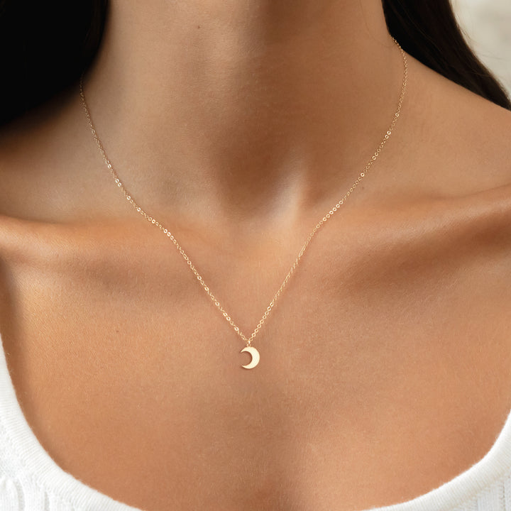 Dainty Celestial Charm Moon Necklace