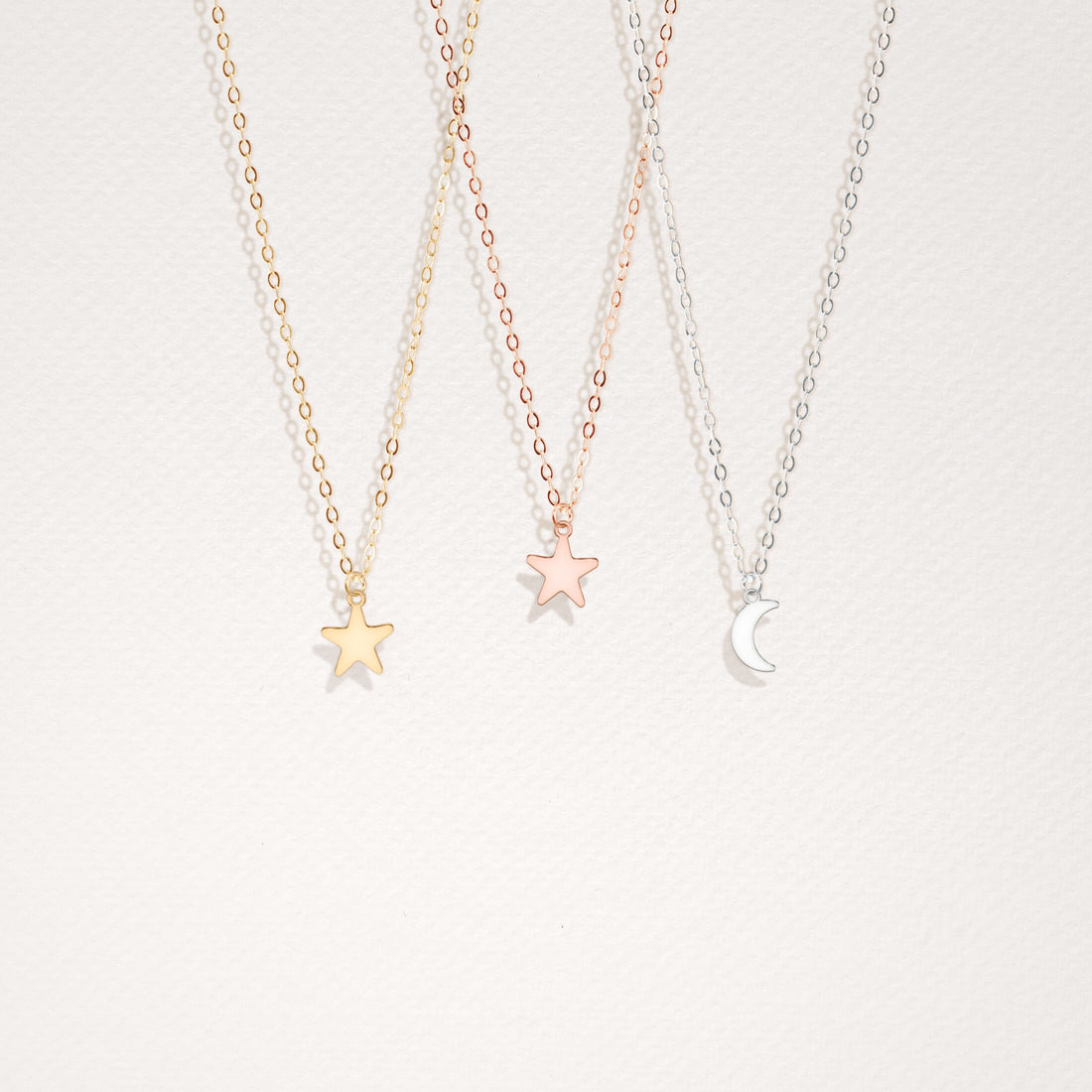 Crescent Moon Pendant Necklace