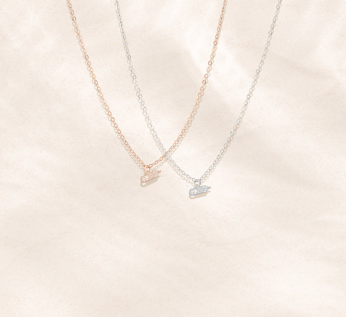 Comet Charm Necklace