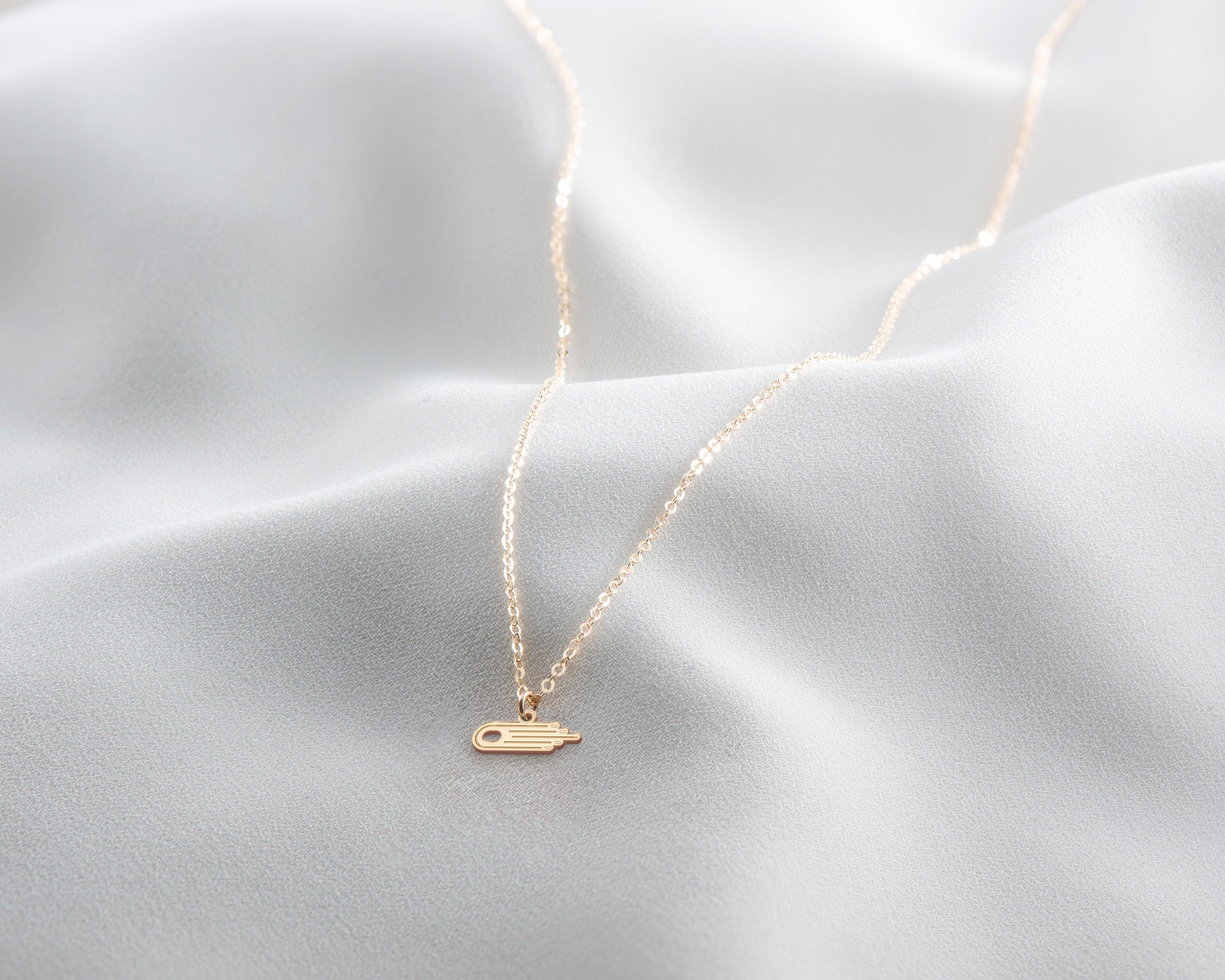 Comet Charm Necklace