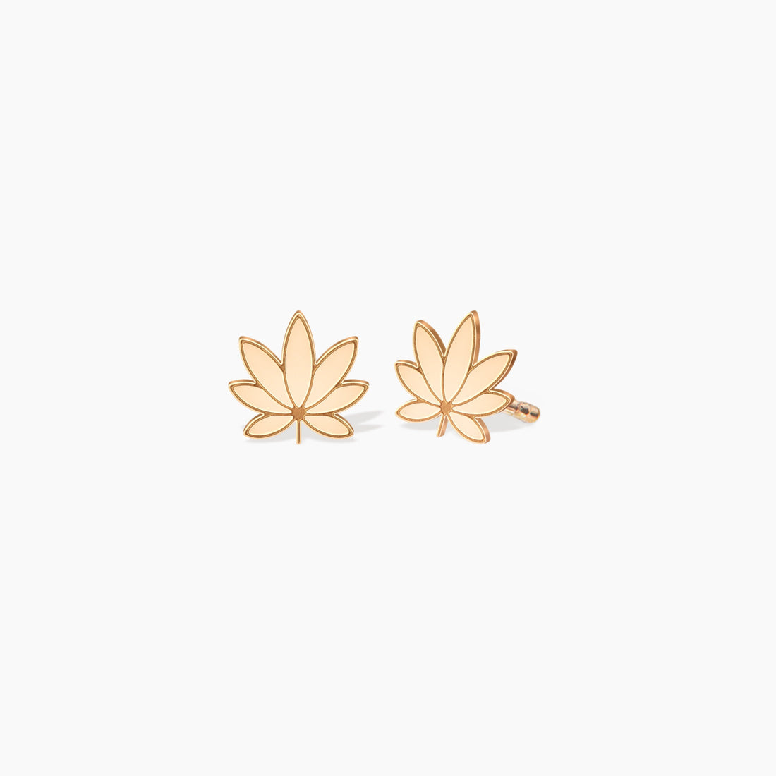Hemp Charm Stud Earrings