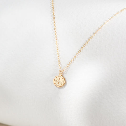 Fire Department Badge Necklace