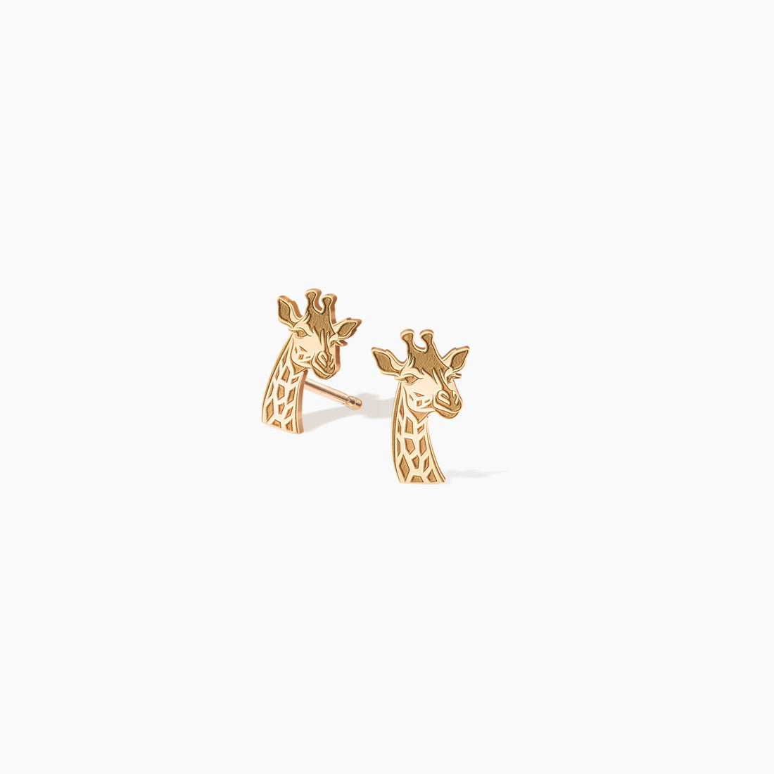 Giraffe Gold Stud Earrings