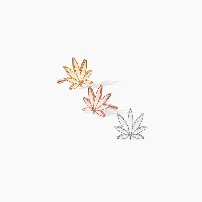 Hemp Charm Stud Earrings